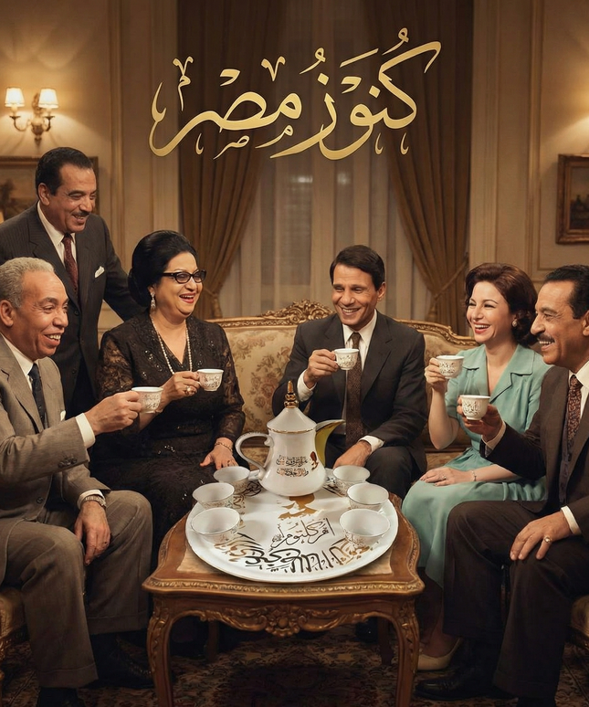 فنجان قهوة تراثي صغير مع صحن بورسلين من فتحي محمود - تصميم كلاسيكي مثالي للقهوة العربية والتركية والإسبريسو الفاخر
