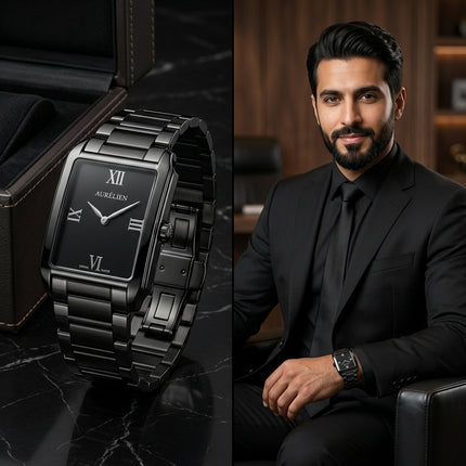 ساعة Rolex Elegance White من كنوز مصر - ستيل 904L أصلي وذهب 18K خالص نقي مع ميناء أبيض كريمي فاتح فاخر جداً وأرقام رومانية ذهبية عريقة جداً، حركة أوتوماتيك ميكانيكي أصلي سويسري دقيق، سلسلة جوبيليه مجوفة فاخرة جداً براقة، عقارب ذهبية مجوفة براقة لامعة، مقاومة ماء 100 متر آمنة تماماً، صندوق جلدي إيطالي فاخر جداً، شهادة أصالة دولية موثقة وموقعة، ضمان شامل كامل 36 شهر، وزن 230 غرام

