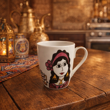 مج "كنوز الفلكلور" بورسلين فاخر - المصرية الألمانية للبورسلين فتحي محمود - هدية تراثية من كنوز مصر