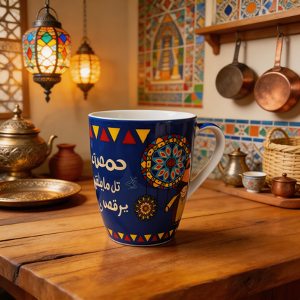 مج "الليلة الكبيرة" بورسلين فاخر - المصرية الألمانية فتحي محمود - تحفة فنية تراثية من كنوز مصر