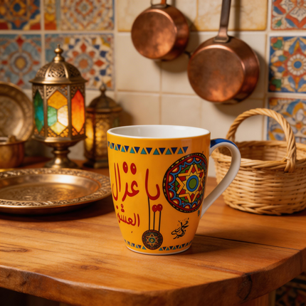 مج "الليلة الكبيرة" بورسلين فاخر - المصرية الألمانية فتحي محمود - تحفة فنية تراثية من كنوز مصر