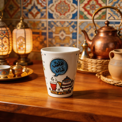 مج "كنوز الفلكلور" بورسلين فاخر - المصرية الألمانية للبورسلين فتحي محمود - هدية تراثية من كنوز مصر