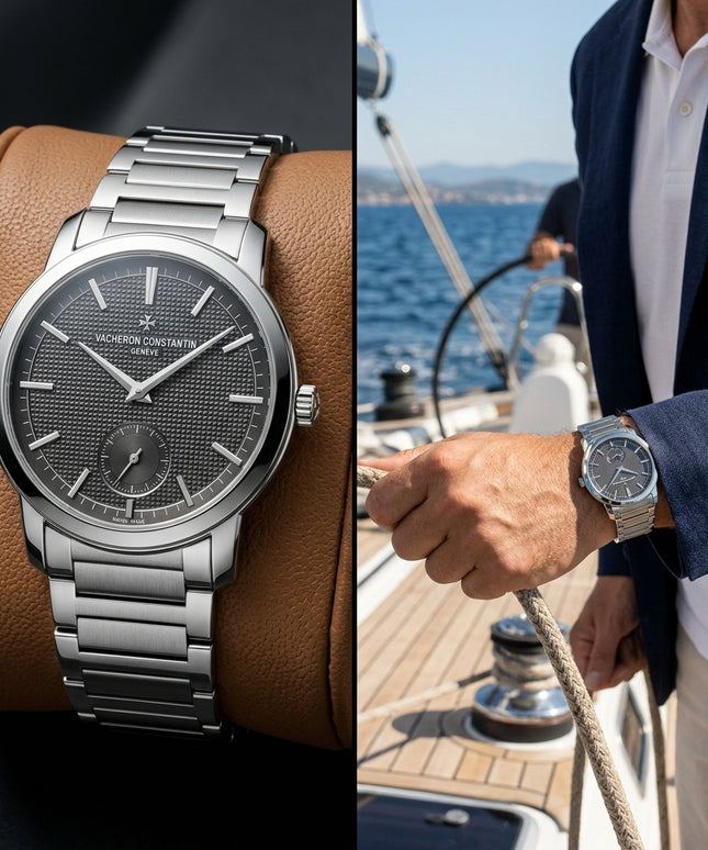 ساعة Cartier Santos Light Blue الفاخرة - ستيل 316L مع ميناء أزرق فاتح وأرقام رومانية سوداء - كنوز مصر
