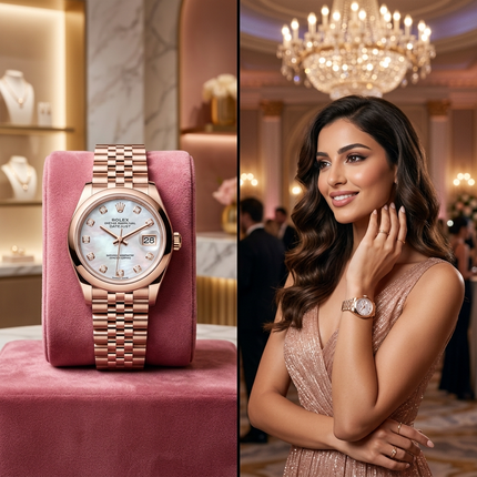 "ساعة نسائية Crystal Diamond ستيل 316L فضي مستطيلة أنيقة 32×42 ملم مع 170 ماسة نمساوية حول الإطار بالكامل ومينا أبيض كريستالي فاخر حركة كوارتز سويسري دقيق من كنوز مصر"
