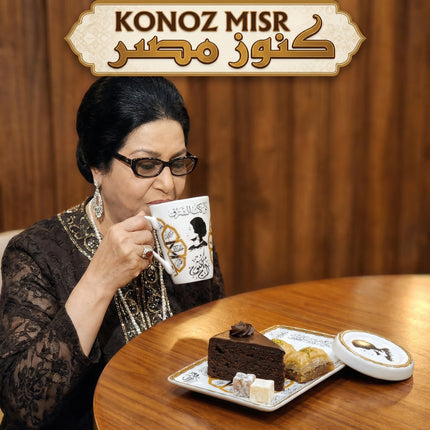 أكواب كابتشينو كبيرة بغطاء بورسلين احترافية للمشروبات الساخنة - طقم كنوز الضيافة
