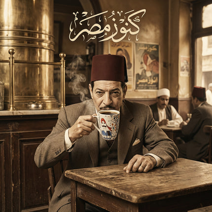 مج كنوز الفلكلور بورسلين فاخر من فتحي محمود - تصميم تراثي مصري - كنوز مصر
