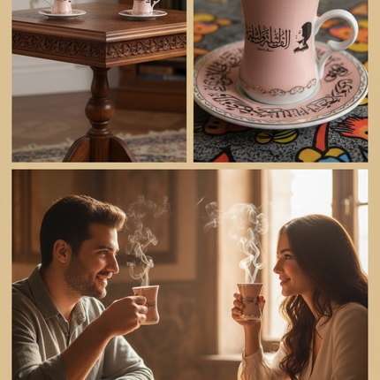 هدية-رومانسية-للأزواج-طقم-قهوة-تراثي-فاخر