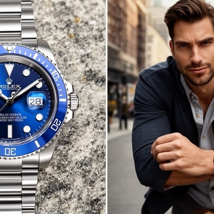 ساعة Rolex Oyster Perpetual Brown الاحترافية - ستيل 904L مع جلد براون إيطالي وميناء أسود | كنوز مصر
